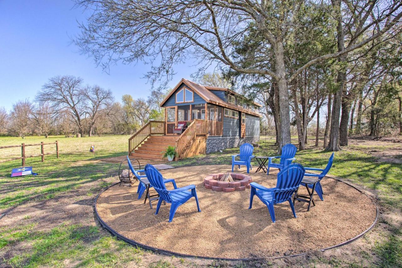 Cozy Mckinney Tiny Home With Porch And Fire Pit! Exterior foto